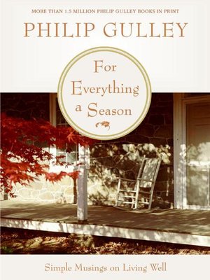 cover image of For Everything a Season